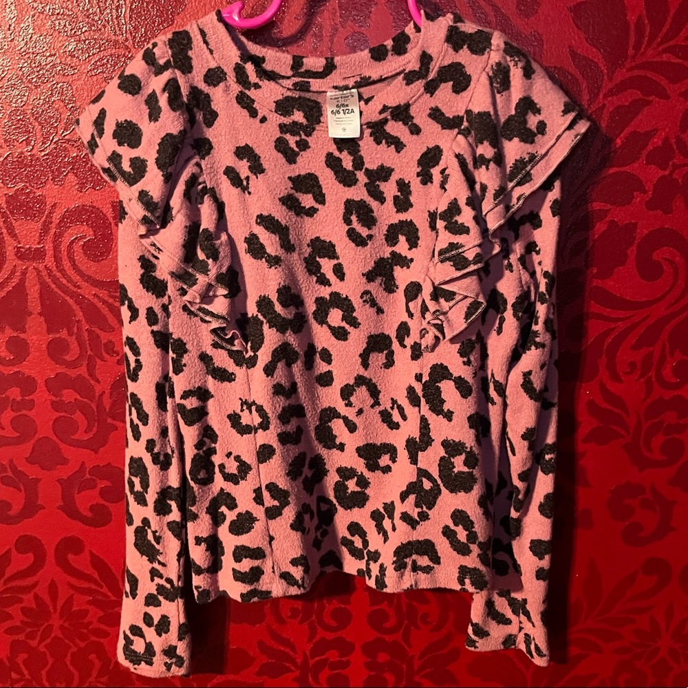 3 for $20! Girls leopard carters top
